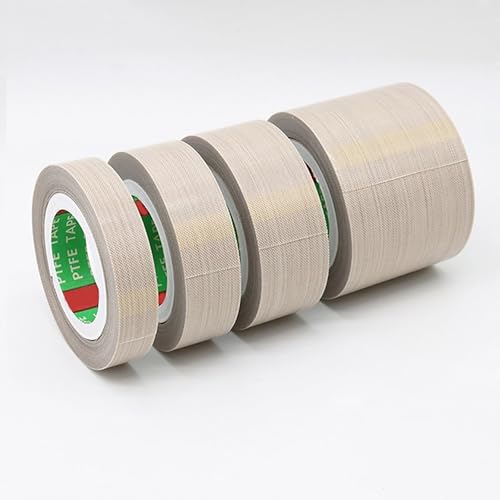 ALANIZ Teflonband, 0,18 mm dick, 50–70 mm breit, PTFE-Klebeband for Vakuumiermaschinen und die Elektroindustrie, 10 Meter lang(70mm) von ALANIZ