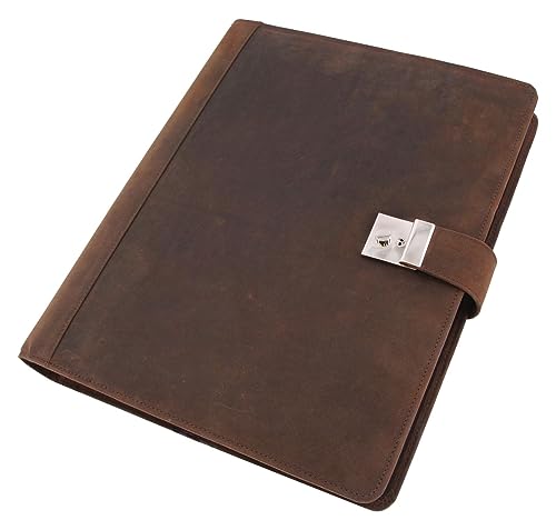 Alassio 31515 - Dokumentenmappe DIN A4 mit Schloss, Organizer DIN A4 mit 6 Fächern, Meetingmappe aus Hunter Leder, Mappe mit Ringmechanik, Präsentationsmappe ca. 36 x 28 x 4,5 cm, grau Alassio 31515 - Dokumentenmappe DIN A4 mit Schloss, Organizer DIN A4 mit 6 Fächern, Meetingmappe aus Hunter Leder, Mappe mit Ringmechanik, Präsentationsmappe ca. 36 x 28 x 4,5 cm, grau von ALASSIO