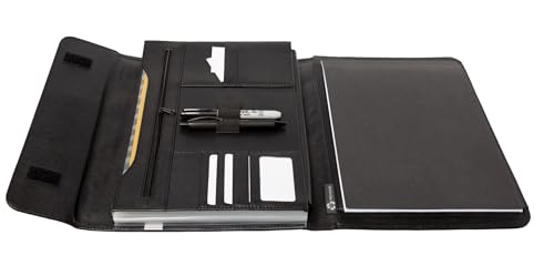 Stop Ocean Plastic 46223 RPET Fächermappe BALI, Organizer A4 mit 13 Fächern, Meetingmappe aus PET Nylon und Leder, Schreibmappe, Mappe mit Notizblock, Dokumentenmappe ca. 36,5 x 29 x 4 cm, Anthrazit Stop Ocean Plastic 46223 RPET Fächermappe BALI, Organizer A4 mit 13 Fächern, Meetingmappe aus PET Nylon und Leder, Schreibmappe, Mappe mit Notizblock, Dokumentenmappe ca. 36,5 x 29 x 4 cm, Anthrazit von Stop Ocean Plastic