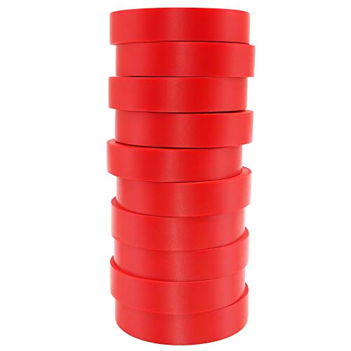 ALBOYI Isolierband 10 Rollen, 15mm x 15m PVC Isolierband Wasserdichtfür, Elektrisches Klebeband Selbstklebendes, Gafferband für Isolieren, Reparieren, Bündeln von Kabeln, Rot ALBOYI Isolierband 10 Rollen, 15mm x 15m PVC Isolierband Wasserdichtfür, Elektrisches Klebeband Selbstklebendes, Gafferband für Isolieren, Reparieren, Bündeln von Kabeln, Rot von ALBOYI