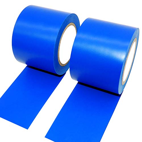 ALBOYI Isolierband 2 Rollen, 50 mm x 15 m Elektro-Isolierband Selbstklebendes, PVC Klebeband Wasserdichtfür für Isolieren, Reparieren, Bündeln von Kabeln, Schwer Entflammbar, Blau von ALBOYI