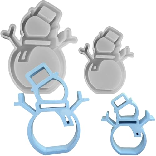 ALEFBET 2 Stück Schneemann Silikonform Weihnachten, Silikonformen Gießformen,DIY Silikon Gießform Weihnachten, Gipsformen zum Gießen, Epoxidharz Formen YG826X ALEFBET 2 Stück Schneemann Silikonform Weihnachten, Silikonformen Gießformen,DIY Silikon Gießform Weihnachten, Gipsformen zum Gießen, Epoxidharz Formen YG826X von ALEFBET