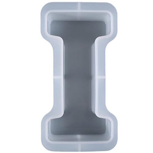 ALEFBET Silikonform Buchstaben Groß XXL - 18cm,Silikonformen Gießformen Buchstaben,DIY Silikon Gießform,Gipsformen zum Gießen,Epoxidharz Formen Buchstaben (I) von ALEFBET