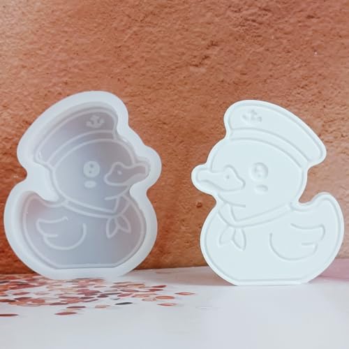ALEFBET Silikonform Ente,Silikonformen Gießformen Ente,Silikon Gießform Ente,Gipsformen zum Gießen,Epoxidharz Formen S1794 von ALEFBET