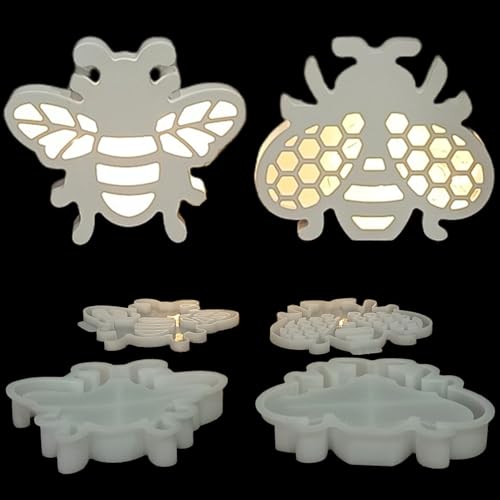 ALEFBET Silikonform Licht Biene,Silikonformen Gießformen Lichter,Silikonform Biene für Led,Silikon Gießform Biene Licht,Gipsformen zum Gießen, Epoxidharz Formen S1580 ALEFBET Silikonform Licht Biene,Silikonformen Gießformen Lichter,Silikonform Biene für Led,Silikon Gießform Biene Licht,Gipsformen zum Gießen, Epoxidharz Formen S1580 von ALEFBET
