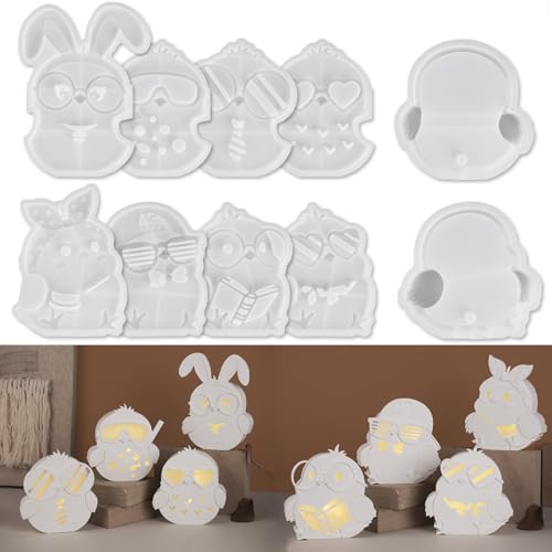 ALEFBET Silikonform Lichter Vogel und Huhn,Silikonformen Gießformen Vogel,Silikon Gießform Huhn für Led,Gipsformen zum Gießen,Epoxidharz Formen FSN617 ALEFBET Silikonform Lichter Vogel und Huhn,Silikonformen Gießformen Vogel,Silikon Gießform Huhn für Led,Gipsformen zum Gießen,Epoxidharz Formen FSN617 von ALEFBET