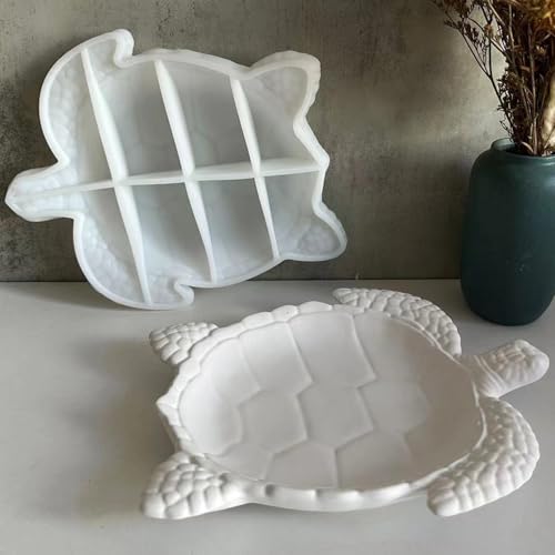 ALEFBET Silikonform Tablett Schildkröte,Silikonformen Gießformen Tablett,Silikon Gießform Tablett,Gipsformen zum Gießen,Epoxidharz Formen GY-X746 ALEFBET Silikonform Tablett Schildkröte,Silikonformen Gießformen Tablett,Silikon Gießform Tablett,Gipsformen zum Gießen,Epoxidharz Formen GY-X746 von ALEFBET