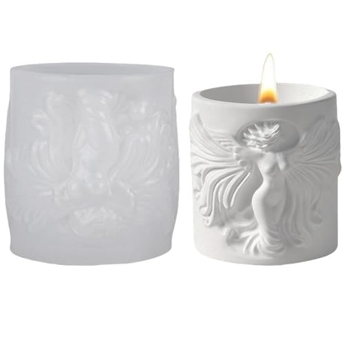 ALEFBET Silikonform Tasse,Griechische Mythologie Tasse Kerzenformen zum Gießen,Gießform Tasse Gips,Silikonformen Gießformen Tassen,Silikonform Becher für Epoxidharz (Freiheitsstatue) von ALEFBET