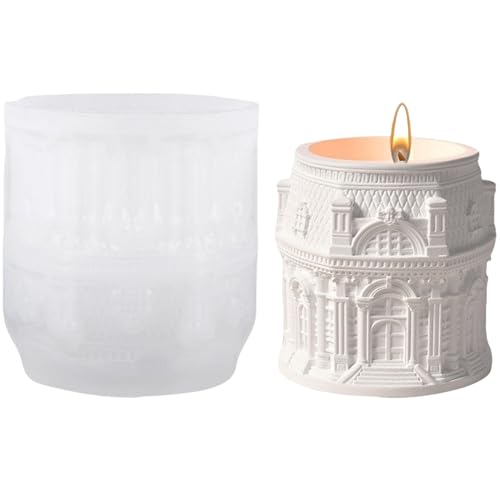 ALEFBET Silikonform Tasse,Griechische Mythologie Tasse Kerzenformen zum Gießen,Gießform Tasse Gips,Silikonformen Gießformen Tassen,Silikonform Becher für Epoxidharz (Louvre) von ALEFBET