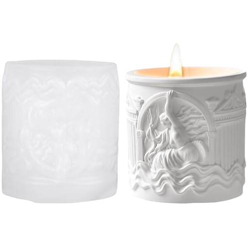ALEFBET Silikonform Tasse,Griechische Mythologie Tasse Kerzenformen zum Gießen,Gießform Tasse Gips,Silikonformen Gießformen Tassen,Silikonform Becher für Epoxidharz (Venus) von ALEFBET