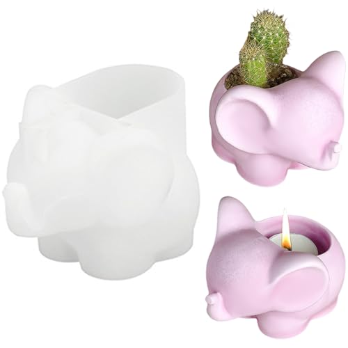 ALEFBET Silikonform Teelichthalter Elefant 3d,Silikonformen Gießformen Kerzenhalter,Silikon Gießform Teelichter,Gipsformen zum Gießen,Epoxidharz Forme PY521X ALEFBET Silikonform Teelichthalter Elefant 3d,Silikonformen Gießformen Kerzenhalter,Silikon Gießform Teelichter,Gipsformen zum Gießen,Epoxidharz Forme PY521X von ALEFBET