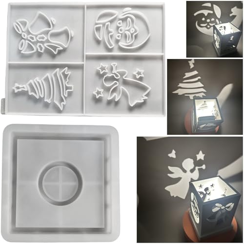ALEFBET Silikonformen Gießformen, Silikonform Kerzenhalter Weihnachten Projektion, Silikon Gießform Kerzenhalter zur Herstellung von Kerzenhalter Weihnachten, Gipsformen zum Gießen ALEFBET Silikonformen Gießformen, Silikonform Kerzenhalter Weihnachten Projektion, Silikon Gießform Kerzenhalter zur Herstellung von Kerzenhalter Weihnachten, Gipsformen zum Gießen von ALEFBET