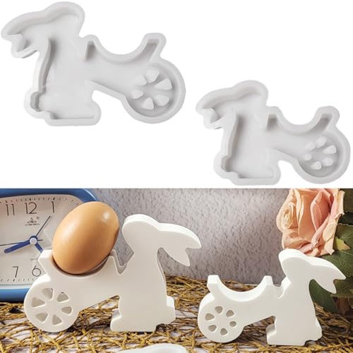 Silikonformen Gießformen, Silikonform Ostern Hase, Silikon Gießform Ostern Kaninchen, Gipsformen zum Gießen, Epoxidharz Formen zur Herstellung von Ostern Dekorationen(Kaninchen-Kinderwagen 2 Stück) Silikonformen Gießformen, Silikonform Ostern Hase, Silikon Gießform Ostern Kaninchen, Gipsformen zum Gießen, Epoxidharz Formen zur Herstellung von Ostern Dekorationen(Kaninchen-Kinderwagen 2 Stück) von ALEFBET