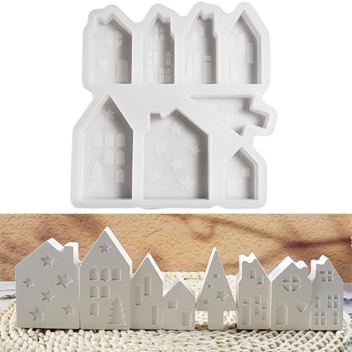 Silikonformen Gießformen, Silikonform Weihnachten Haus und Baum,Silikon Gießform Weihnachten,Gipsformen zum Gießen,Epoxidharz Formen Haus und Baum Silikonformen Gießformen, Silikonform Weihnachten Haus und Baum,Silikon Gießform Weihnachten,Gipsformen zum Gießen,Epoxidharz Formen Haus und Baum von ALEFBET