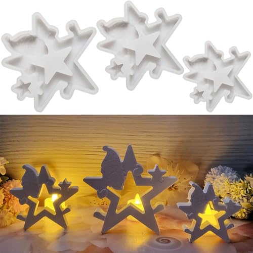 Silikonformen Gießformen, Silikonform Weihnachten Stern, Silikon Gießform Weihnachten, Gipsformen zum Gießen, Epoxidharz Formen zur Herstellung von Weihnachtsdekorationen Silikonformen Gießformen, Silikonform Weihnachten Stern, Silikon Gießform Weihnachten, Gipsformen zum Gießen, Epoxidharz Formen zur Herstellung von Weihnachtsdekorationen von ALEFBET