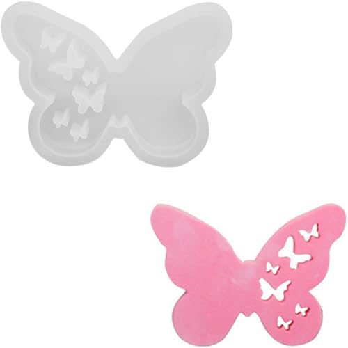 ALEFBET Silikonformen Gießformen，DIY Silikon Gießform，Gipsformen zum Gießen，Epoxidharz Formen（Schmetterling） von ALEFBET