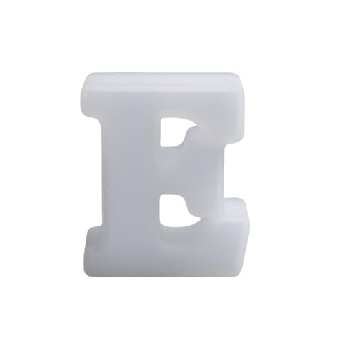 Silikonformen Gießformen，Silikonform Buchstaben Klein, DIY Silikon Gießform，Gipsformen zum Gießen, Epoxidharz Formen Buchstaben (E) von ALEFBET