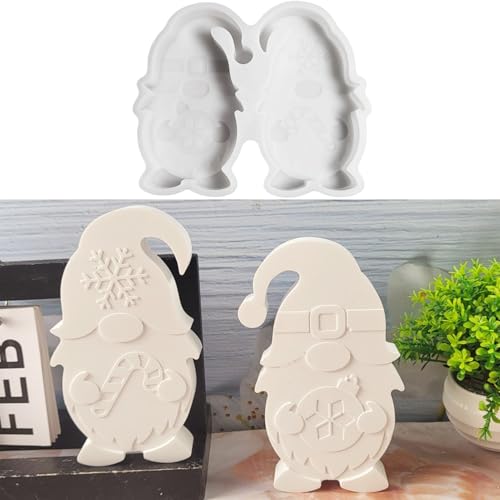 Silikonformen Gießformen,Silikonform Weihnachten,DIY Silikon Gießform Weihnachten,Gipsformen zum Gießen,Epoxidharz Formen Weihnachtszwerg Silikonformen Gießformen,Silikonform Weihnachten,DIY Silikon Gießform Weihnachten,Gipsformen zum Gießen,Epoxidharz Formen Weihnachtszwerg von ALEFBET