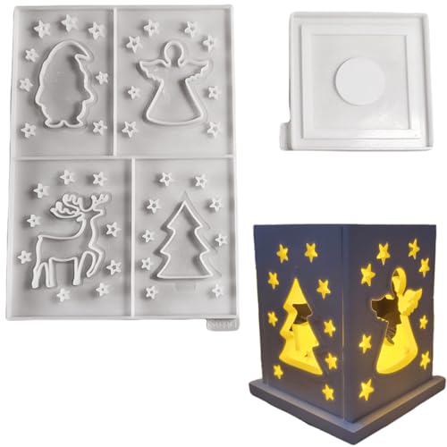 Silikonformen Gießformen Kerzenhalter, Silikonform Weihnachten Kerzenhalter, Silikon Gießform Kerzenhalter Weihnachten Gipsformen zum Gießen Silikonformen Gießformen Kerzenhalter, Silikonform Weihnachten Kerzenhalter, Silikon Gießform Kerzenhalter Weihnachten Gipsformen zum Gießen von ALEFBET
