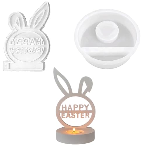 ALEFBET Silikonformen Gießformen Ostern, Silikonform Kerzenhalter, Silikon Gießform Kerzenhalter, Silikonformen Kerzenhalter,Gipsformen zum Gießen Hase B ALEFBET Silikonformen Gießformen Ostern, Silikonform Kerzenhalter, Silikon Gießform Kerzenhalter, Silikonformen Kerzenhalter,Gipsformen zum Gießen Hase B von ALEFBET