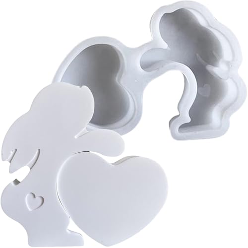 Silikonformen Gießformen Ostern, Silikonform Ostern Hase Herz Puzzle, Silikon Gießform Ostern, Gipsformen zum Gießen, Epoxidharz Formen zur Herstellung von Ostern Dekorationen Silikonformen Gießformen Ostern, Silikonform Ostern Hase Herz Puzzle, Silikon Gießform Ostern, Gipsformen zum Gießen, Epoxidharz Formen zur Herstellung von Ostern Dekorationen von ALEFBET