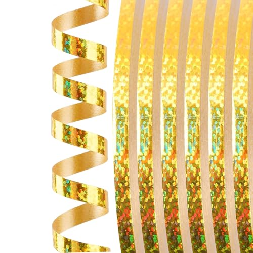 20 Rollen Geschenkband Gold, 5mmx10m Glitzer Ballonband, Schleifenband, Geschenkbänder, Seidenband Bänder zum Basteln, Dekoband für Ballonverschlüsse, Geschenkverpackung, Geburtstag Hochzeits Deko 20 Rollen Geschenkband Gold, 5mmx10m Glitzer Ballonband, Schleifenband, Geschenkbänder, Seidenband Bänder zum Basteln, Dekoband für Ballonverschlüsse, Geschenkverpackung, Geburtstag Hochzeits Deko von ALEGRE
