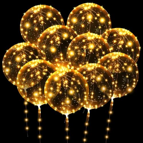 ALEGRE® 10 Stk 3M Led Bobo Luftballons von ALEGRE