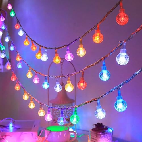 ALEGRE® 3M 20 LED Kristallkugel Lichterkette (Bunte) von ALEGRE