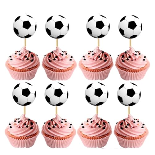 ALEGRE® Tortendeko Fussball,96 Stk Fußball Tortendeko Geburtstag Cake Topper,Fussball Deko Geburtstag Kinder,Kuchen Deko Fußball Kindergeburtstag Deko,Torten Deko für Junge Geburtstag Party, Babypart ALEGRE® Tortendeko Fussball,96 Stk Fußball Tortendeko Geburtstag Cake Topper,Fussball Deko Geburtstag Kinder,Kuchen Deko Fußball Kindergeburtstag Deko,Torten Deko für Junge Geburtstag Party, Babypart von ALEGRE