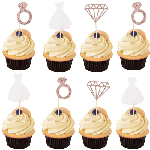 ALEGRE Hochzeitstortendekoration Cupcake Topper von ALEGRE