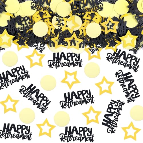 ALEGRE® Endlich Ruhestand Deko Konfetti, 100 Stück Rente Deko Konfetti, Alles Gute zum Ruhestand Tischdeko, Streudeko Ruhestand, Endlich Ruhestand Confetti, Confetti für Abschiedsfeier Ruhestand Party ALEGRE® Endlich Ruhestand Deko Konfetti, 100 Stück Rente Deko Konfetti, Alles Gute zum Ruhestand Tischdeko, Streudeko Ruhestand, Endlich Ruhestand Confetti, Confetti für Abschiedsfeier Ruhestand Party von ALEGRE