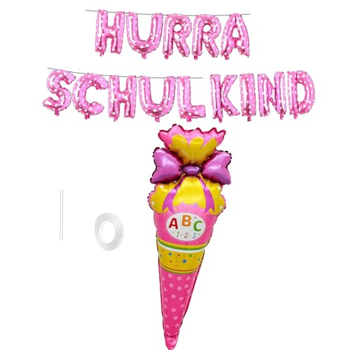 ALEGRE Schulanfang Deko Ballon (Rosa) von ALEGRE