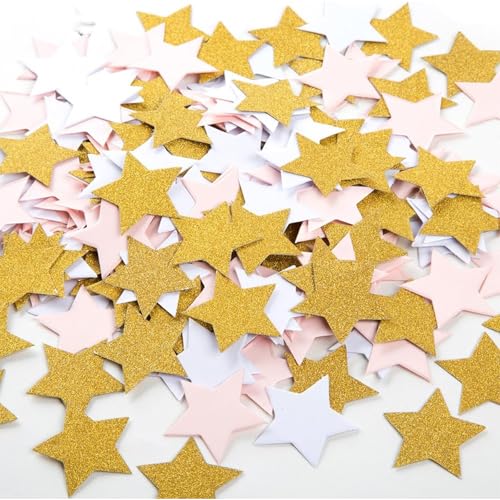 Glitzer Sterne Konfetti Gold Streudeko Weihnachten, 250 Stück Glitzersterne Konfetti Weihnachten, Sterne Confetti Tischdeko Weihnachten, Sterne Streudeko für Weihnachten, Geburtstag, Hochzeit Glitzer Sterne Konfetti Gold Streudeko Weihnachten, 250 Stück Glitzersterne Konfetti Weihnachten, Sterne Confetti Tischdeko Weihnachten, Sterne Streudeko für Weihnachten, Geburtstag, Hochzeit von ALEGRE