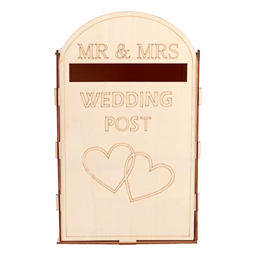 ALEOHALTER Hochzeitspostkasten aus Holz, rustikale Hochzeitsgeschenkkarten-Halter, Box für Hochzeit, Party, Dekoration, königliche Post, flach verpackt, wie abgebildet ALEOHALTER Hochzeitspostkasten aus Holz, rustikale Hochzeitsgeschenkkarten-Halter, Box für Hochzeit, Party, Dekoration, königliche Post, flach verpackt, wie abgebildet von ALEOHALTER