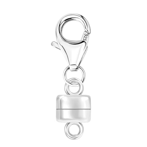 925 Sterling Silber Magnet Kettenverschluss, ALEXCRAFT Silber Magnetverschluss Kettenverlängerung Halskette Armbänd Ketten Magnetverbind Sterlingsilber Karabinerverschluss Schmuckverschluss Zubehör 925 Sterling Silber Magnet Kettenverschluss, ALEXCRAFT Silber Magnetverschluss Kettenverlängerung Halskette Armbänd Ketten Magnetverbind Sterlingsilber Karabinerverschluss Schmuckverschluss Zubehör von ALEXCRAFT