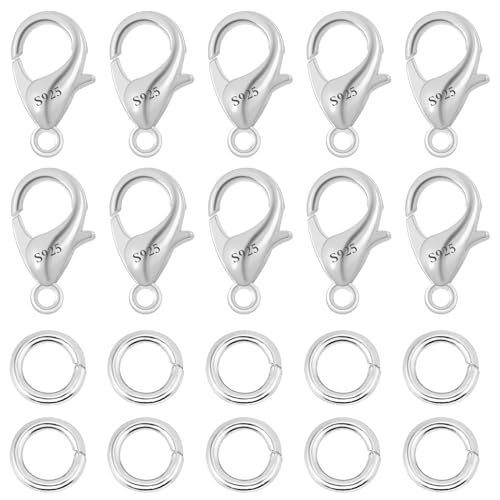ALEXCRAFT 925 Sterling Silber Kettenverschluss Ketten Verschlüsse Armband Verschluss für DIY Schmuckherstellung von ALEXCRAFT