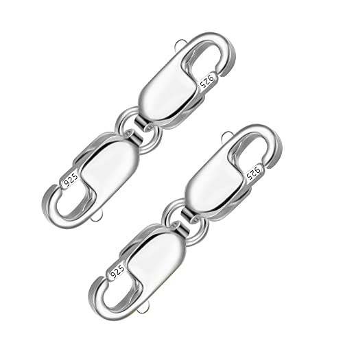 ALEXCRAFT 2 Stück Kettenverschluss Silber 925 Schmuck Verschluss Für Armband Ketten Halsketten Silber DIY Schmuckherstellung ALEXCRAFT 2 Stück Kettenverschluss Silber 925 Schmuck Verschluss Für Armband Ketten Halsketten Silber DIY Schmuckherstellung von ALEXCRAFT