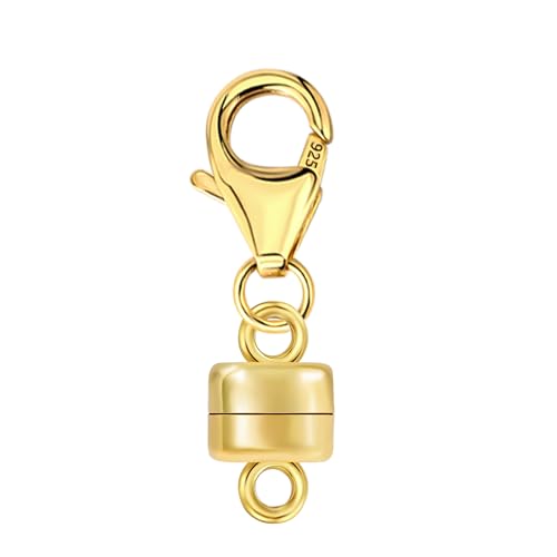 ALEXCRAFT Magnet Kettenverschluss Gold Karabinerverschluss, Vergoldet 925 Sterling Silber Magnetverschluss Schmuckverschluss Gold Magnet Kettenverlängerung Halskette Armbänd Magnetverbinder Zubehör ALEXCRAFT Magnet Kettenverschluss Gold Karabinerverschluss, Vergoldet 925 Sterling Silber Magnetverschluss Schmuckverschluss Gold Magnet Kettenverlängerung Halskette Armbänd Magnetverbinder Zubehör von ALEXCRAFT