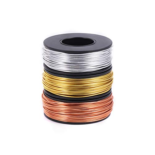 Basteldraht Schmuckdraht zur Schmuckherstellung, 1 mm x 22 m Roségold Silber anlaufgeschützt Kupferdraht 18 Gauge für Schmuckherstellung und Bastelarbeiten Basteldraht Schmuckdraht zur Schmuckherstellung, 1 mm x 22 m Roségold Silber anlaufgeschützt Kupferdraht 18 Gauge für Schmuckherstellung und Bastelarbeiten von ALEXCRAFT