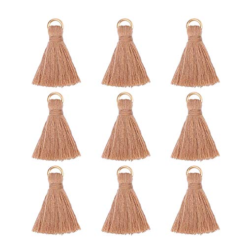 Großhandel Mini-Quasten-Charms, winzige, kurze Baumwollfadenquasten für Handwerk und Schmuckherstellung (95–100 Stück) von ALEXCRAFT