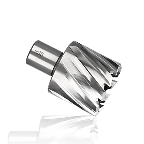 ALEYHA Bohrer mit Metallkern zum Öffnen von Löchern HSS Ringbohrer aus Hochgeschwindigkeitsstahl für Lochsäge, 60 x 35 mm ALEYHA Bohrer mit Metallkern zum Öffnen von Löchern HSS Ringbohrer aus Hochgeschwindigkeitsstahl für Lochsäge, 60 x 35 mm von ALEYHA