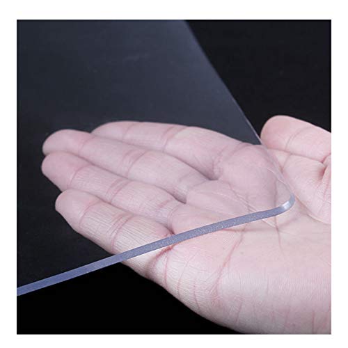 ALGFree Tischschutz Geruchlos Und Transparent Weiches Glas 1,5 Mm, 2 Mm Tischdecke PVC Tischset Wasser- Und Ölbeständig Keine Wäsche Kristallplatte Anpassbar (2mm,80X140cm) von ALGFree