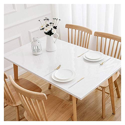 ALGFree Tischschutz Kratzfest Hohe Stabilität PVC Tischabdeckung Benutzt für Esstisch, Fernsehschrank, Couchtisch, 1,5 Mm Dick, 22 Spezifikationen (140X140cm) von ALGFree