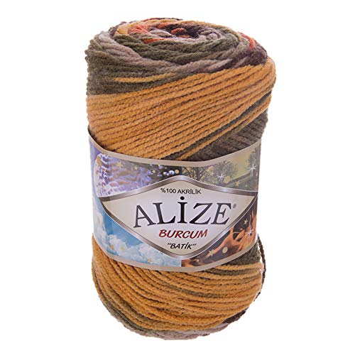 500g Strick-Garn ALIZE BURCUM Batik Strick-Wolle Handstrickgarn, Farbe wählbar, Farbe:6060 500g Strick-Garn ALIZE BURCUM Batik Strick-Wolle Handstrickgarn, Farbe wählbar, Farbe:6060 von ALIZE BURCUM