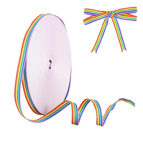 50 Meter Regenbogen-Ripsbänder 50 Meter Regenbogen-Ripsbänder von ALLGAYER