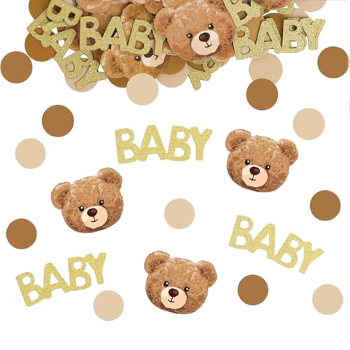 100 Stück Bär Babyparty Konfetti, niedliche Bären-Punkte, Konfetti, Tischdekoration für Jungen und Mädchen, Geschlecht offenbaren, Partys, Baby-Geburt, Partygeschenke Y8XXXLZX 100 Stück Bär Babyparty Konfetti, niedliche Bären-Punkte, Konfetti, Tischdekoration für Jungen und Mädchen, Geschlecht offenbaren, Partys, Baby-Geburt, Partygeschenke Y8XXXLZX von ALLY-MAGIC