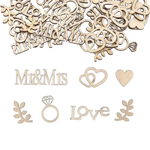 ALLY-MAGIC 70 Stück Holz Konfetti Deko, Groß Streudeko Hochzeit 2-6cm, Con Mr und Mrs Konfetti Holzherzen Deko Hochzeit, Hochzeitsdeko Tisch, Herz Hochzeitsdekoration E25-MZZXZS ALLY-MAGIC 70 Stück Holz Konfetti Deko, Groß Streudeko Hochzeit 2-6cm, Con Mr und Mrs Konfetti Holzherzen Deko Hochzeit, Hochzeitsdeko Tisch, Herz Hochzeitsdekoration E25-MZZXZS von ALLY-MAGIC