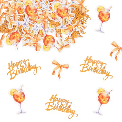 ALLY-MAGIC 100 Stück Aperol Geburtstag Konfetti Deko, Glitzer Tischdeko Streudeko, Happy Birthday Deko, Geburtstagsdeko, Tisch DIY Basteln, Aperoli Orange Geschenk für Frauen Freundin Mann E21-JBSRZX ALLY-MAGIC 100 Stück Aperol Geburtstag Konfetti Deko, Glitzer Tischdeko Streudeko, Happy Birthday Deko, Geburtstagsdeko, Tisch DIY Basteln, Aperoli Orange Geschenk für Frauen Freundin Mann E21-JBSRZX von ALLY-MAGIC