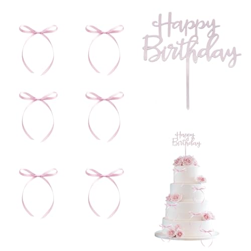 ALLY-MAGIC Alles Gute zum Geburtstag Tortendeko, Tortendeko Rosa,Rosa Schleife Tortenaufsatz mit Happy Birthday Schild für Geburtstagsfeier Party Hochzeit Valentinstag E23-HDJDGZS ALLY-MAGIC Alles Gute zum Geburtstag Tortendeko, Tortendeko Rosa,Rosa Schleife Tortenaufsatz mit Happy Birthday Schild für Geburtstagsfeier Party Hochzeit Valentinstag E23-HDJDGZS von ALLY-MAGIC