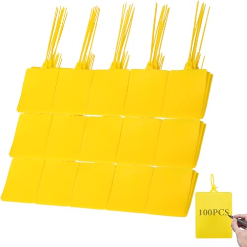 ALLY-MAGIC Y31-YTSZD Kunststoff-Etiketten, wasserdicht, beschreibbar, groß, blanko, für Logistik, Zoll, Versandunternehmen, Ventile, 200 Stück von ALLY-MAGIC